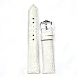 Watchband Genuine Lizard White 18mm