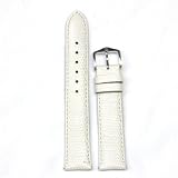 Watchband Genuine Lizard White 18mm