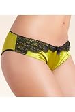 Limited Collection Floral Lace Brazilian Knickers with Silk [T81-8458A-S]