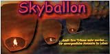 Himmelslaterne Skyballon Skylaterne Skylight Ballon 1 Stueck,