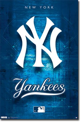 (22x34) New York Yankees Logo 2011 Sports Poster Print