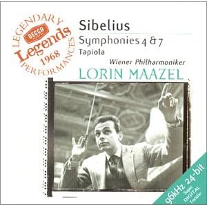 Jean Sibelius Symphonies No 4 7 Tapiola