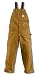 Carhartt 34 Unlined Duck Bib Overall, BROWN, 34