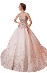 Strapless Mermaid Chiffon/Taffeta/Tulle Crystal Crystals Applique Lace Beaded Corset   Waistline  Dress