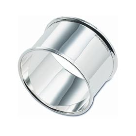 Plain Round Sterling Silver Napkin Ring