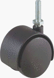 Shepherd Hardware 243604 Twin Wheel Stem Caster