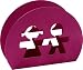 A di Alessi Girotondo Paper Napkin Holder In Steel Red (Akk51 R)