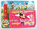Disney Minnie mouse wallet and watch combo tv kids girls birthday present gift