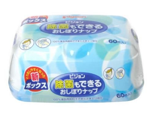 ピジョン 除菌もできるおしぼりナップ 60枚入 ボックス