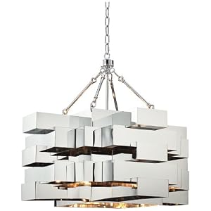 Mirror Puzzle 30 Wide Pendant