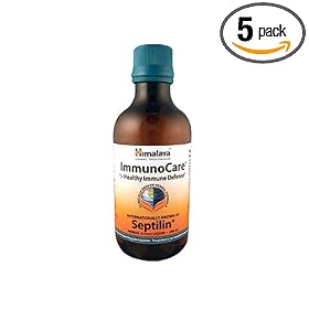 Himalaya Herbal Healthcare ImmunoCare/Septilin, Liquid, 200 ml (Pack of 5)