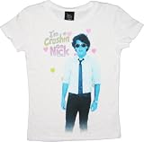 Jonas Brothers I'm Crushin Nick White Girl's Youth T-Shirt Tee