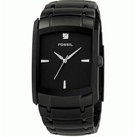 Fossil Analog Black Dial Watch