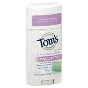 Tom's of Maine Deodorant, Women's Aluminum-Free, Long Lasting, Fragrance Free, 2.25 oz.