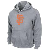 San Francisco Giants Grey Suedetek Patch Hooded Pullover Sweatshirt