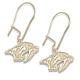 Nashville Predators 14K Gold Post Earrings