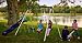 Triple Fun Metal Swing Set