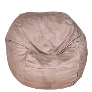 2-feet Medium Brown Cozy Sac Bean Bag Chair Love Seat