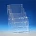 Taymar� DIN A5 Prospektst�nder mit 4 Etagen, Transparent