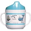 Sippy Cup Baby Cie La Mer: Ocean or Seaside Melamine Colorful DinnerWare with Wording