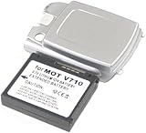 Motorola V710, A840, E815 Ultra Extended Lithium-Ion Battery (1400mAh) with Battery Cover