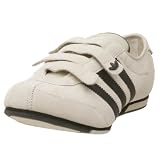 adidas Women's Okapi 2 Velcro Leather Running Shoe, Dark Bone/Black, 5.5 M