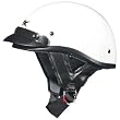 AFX Solid Adult FX-70 Open Face Motorcycle Helmet - White