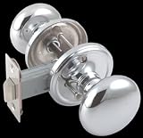 2 3/4 inch Privacy Set - Chrome Solid Brass