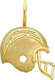 14K Gold NFL San Diego Chargers Football Helmet Charm