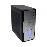 517 ATX Computer Case Tower with 500w watt Power Supply and Temperature Monitor LCD by Broadway Com Corp