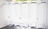 BLACK KITCHEN CAFE CURTAINS 59  X 24 
