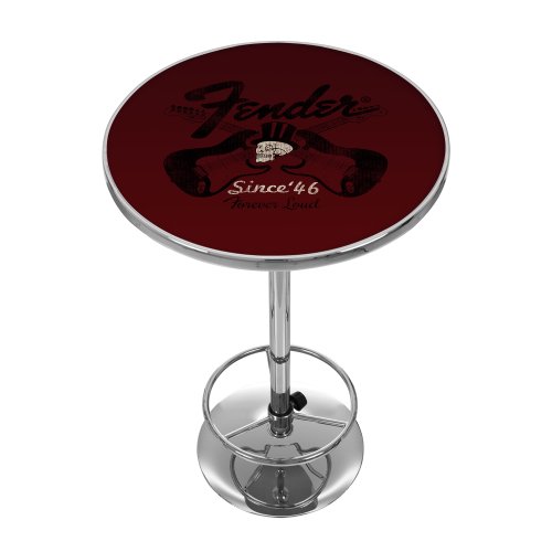 get price for Fender Top Hat Hot Rod Chrome Pub Table Gabriel E. Deanez