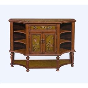 Two Door Bookcase Credenza by 