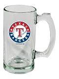 Texas Rangers Beer Mug: 13oz Glass Sports Tankard
