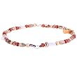 Handmade Mother Of Pearl, Pearl, Jasper & Silver Bracelet