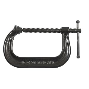 Bessey CDF406 6-Inch Black Oxide Spindle Drop Forged C Clamp by 
