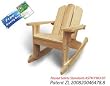 Lohasrus Kids Rocker in Natural MM20601- Passed Safety Standards ASTM F963-07, Unfinished Fir, for ages 2 to 6, Free Drawing Book