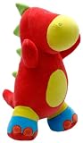 Keel Toys - 64773 - Jouet Premier Âge - Peluche - Dino Dinky - Debout - 35 cm - Rouge / Multicolore