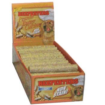 Beefeaters Peanut Butter Stix, 3/4 by 5-Inch Box of 52