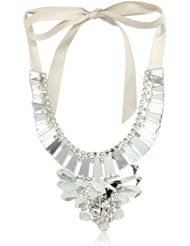 Ranjana Khan Cut Glass and Tulle Necklace