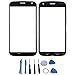 Front Screen glass lens + Bezel Frame Housing for Motorola Moto X XT1060 XT1058 XT1056 XT1055 with free tools (Not include LCD Digitizer) (Black)