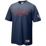 Nike Washington Nationals Navy Blue 2008 Practice T-shirt