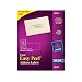 Avery Easy Peel Address Labels for Inkjet Printers, Clear, 1.333 x 4 Inches, Pack of 350 (8662)
