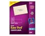 Avery Easy Peel Address Labels for Inkjet Printers, Clear, 1.333 x 4 Inches, Pack of 350 (8662)