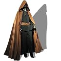 Mittelalter-Cape, Baumwolle, hellbraun, Freesize
