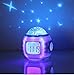 ColorMax Children Room Sky Star Night Light Projector Lamp Bedroom Alarm Clock with Music