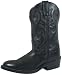 Denver Black Leather Western Boot