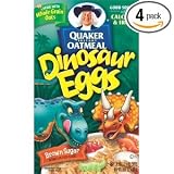 クエーカー キッズ　ダイナソーエッグズ　恐竜の卵入り！オートミール　4箱セット Quaker Instant Oatmeal Dinosaur Eggs Kids