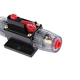 【ノーブランド品】12V-24V　インライン　自動遮断器　サーキットブレーカー　60a　マニュアル　リセット　スイッチ　カーオーディオ用ヒューズ