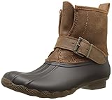 Sperry Top-Sider Women's Rip Water Rain Boot, Brown/Light Tan, 10 M US